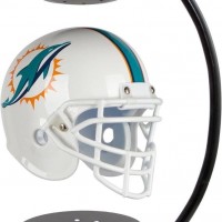 new spinning customize design magnetic levitation floating NFL helmet display