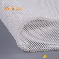 Wholesale free sample honeycomb keep air flow 400-500g/m2 3d spacer mesh fabric