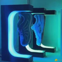 NEW customize magnetic floating levitaiton shoes sneaker display racks