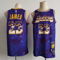 newNBAJersey lebron james la-lakers mvp rookie of the year select series jersey