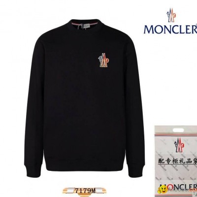 sweatshirt,        logo patch sweatshirt,        crew neck shirts,blackpicture1