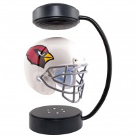 360 rotating magnetic levitation floating NFL hover helmet display stand