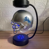 new NFL magnetic levitation suspension helmet display stand with led light