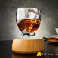 Resin magnetic levitation floating cup glass display stand