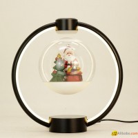 Magnetic levitation rotating floating lamp light Christmas present