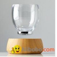 360 rotating magnetic floating levitating cup glass hold full glass of cup