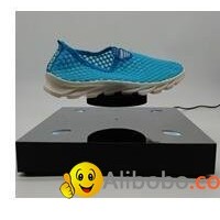 LED light magnetic floating levitation shoes display rack heavy 0-500g