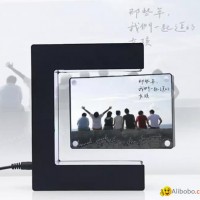 acrylic led magnetic levitation display photo frames gift decor