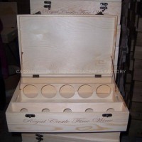 Five bottle wine box