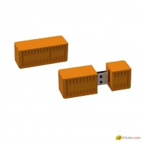 USB Stick Custom 3D PVC Flash Memory Stick Brain Shape Usb Flash Drive