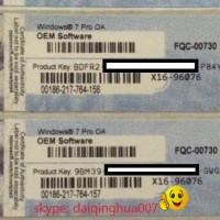 Windows 7 Professional Product Key COA License Label