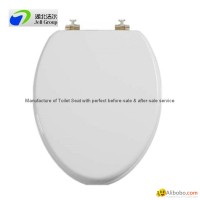 Moulded wood toilet seat manufacturer with soft close and zinc alloyed hinges