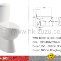 wash down good quality of two piece toilet