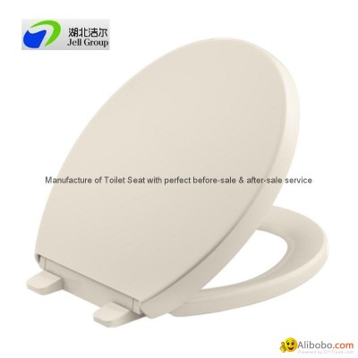 Pure White Plastic toilet seat coverpicture1