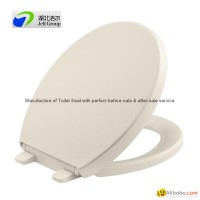 Pure White Plastic toilet seat cover