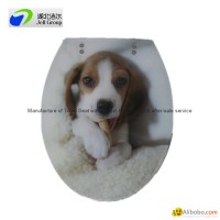 Middle Density Fibreboard material 3D toilet seat with 17" 18" 19"