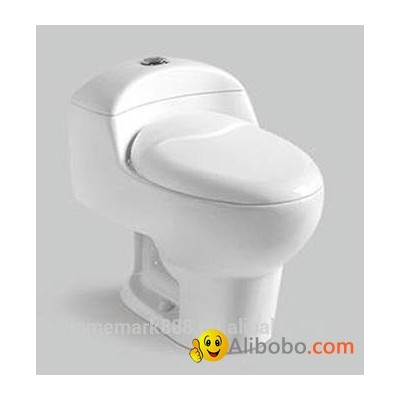Modern Sanitary Ware Round Shape One Piece Wc Dual Flush Toilet Portable Westernpicture1