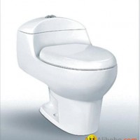 Siphonic one pcs toilet