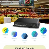 Motion Human body Sensor Player RS232 Control Full HD  Media Player Box