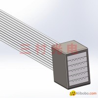 2D fiber array