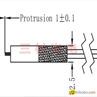 Lensed fiber array