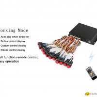 Central control Program video player RS232 port #video