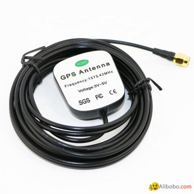 Car GPS Antenna with SMA or Fakra Connector, 3 Meters RG174 Cablepicture1