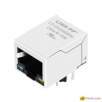 J0026D01BNL 1X1 Port 100 Base-TX 8 Pin RJ45 8P8C Female Connector