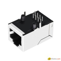 0875-1AX1-E3 Single Port RJ45 8 Pin Female Connector