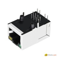 JXR1-0015NLT 1 Port Shielded RJ45 Plug Connector