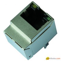 1-1840419-2 10/100 Base-t Single Port Vertical RJ45 Connector With Magnetics