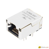 J0G-0003NL Single Port RJ45 Connector with 1000 Base-T Integrated Magnetics