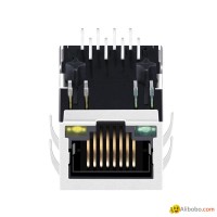 HFJ11-1G41E-S1L12RL 1000 BASE-T 1X1 Port RJ45 Magnetics Connector