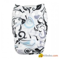 Prefold Cloth Diaper With Microfiber Inserts Washable Baby Cloth Nappies