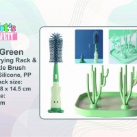 Baby Drying Rack & Silicone Milk Bottle Brush Kit