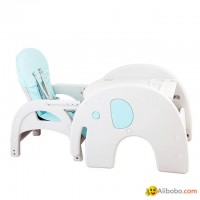 Baby feeding high chair baby plastic highchair 3 in 1 chair
