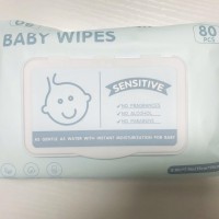 wholesale pack of 80 pcs baby wipes baby wet wipes for hands and mouth