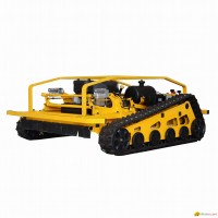 rubber track remote control garden lawn mower