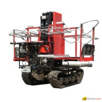 crawler type garden diesel engine transporter work platform