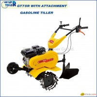 Gasoline tiller GT75R with attachment