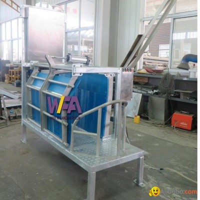 pig stunning box pig abattoir slaughterhouse machinerypicture1