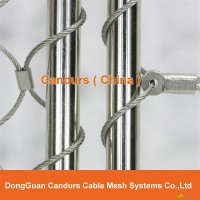 3 mm 120 mm x 210 mm AISI 316 Flexible Inox Cable Mesh Netting