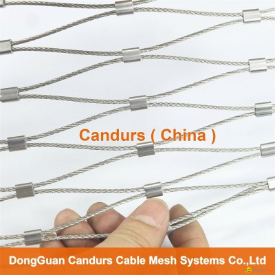 Ferruled Stainless Steel Cable Wire Rope Parrots Enclosure Mesh In Zoopicture1