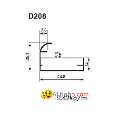 aluminum frame for kitchen cabinetpicture1