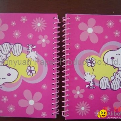 Cute hard cover spiral notebook with animal coverpicture1