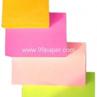 Neon paper sticky notes