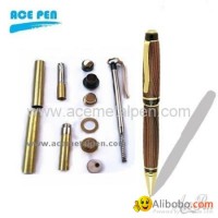 Cigar Pen Kits in Gold+Black Chrome