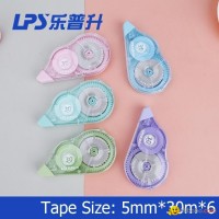 Large Capacity Correction Tape 5 Piece In One Blister Card Big Comfortable Color