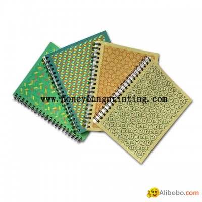 Double spiral notebook 6 subject with insert color paper single line assorted depicture1