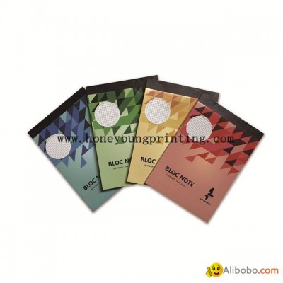 A4 A5 bloc notes staple and glue binding 5*5 square petits carreaux easy tear fopicture1